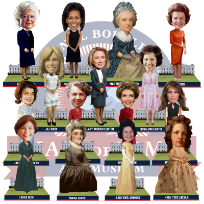 First Lady White House Base Bobbleheads (Presale)