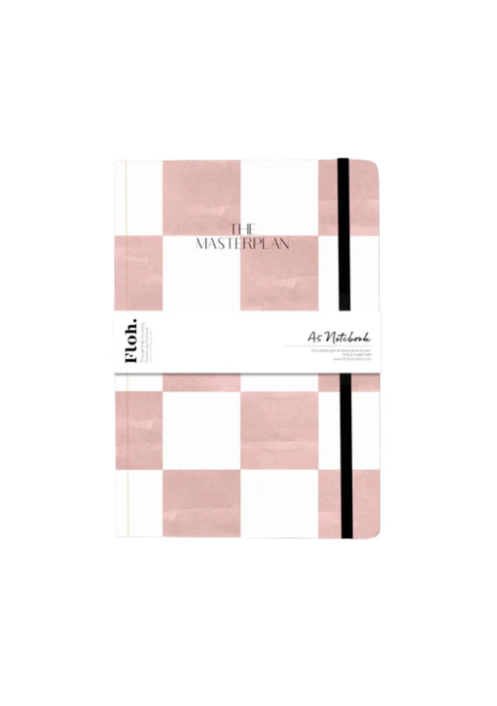 Floh. Paloma Checkerboard A5 Lined Notebook