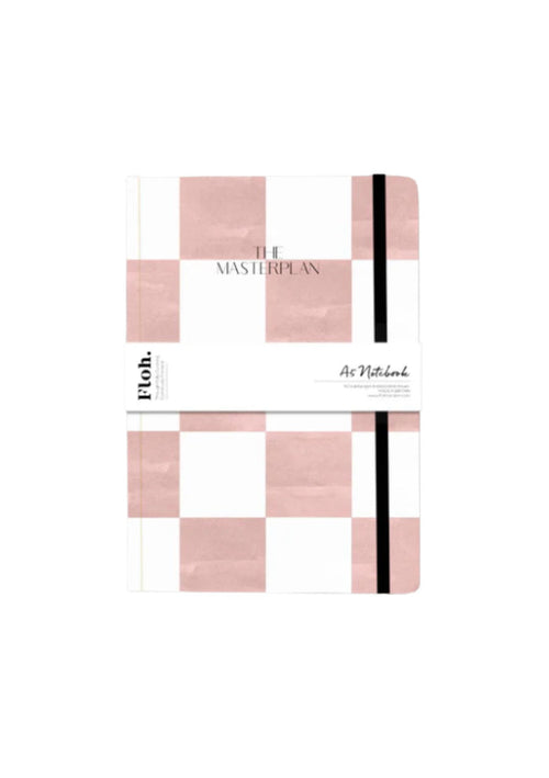 Floh. Paloma Checkerboard A5 Lined Notebook