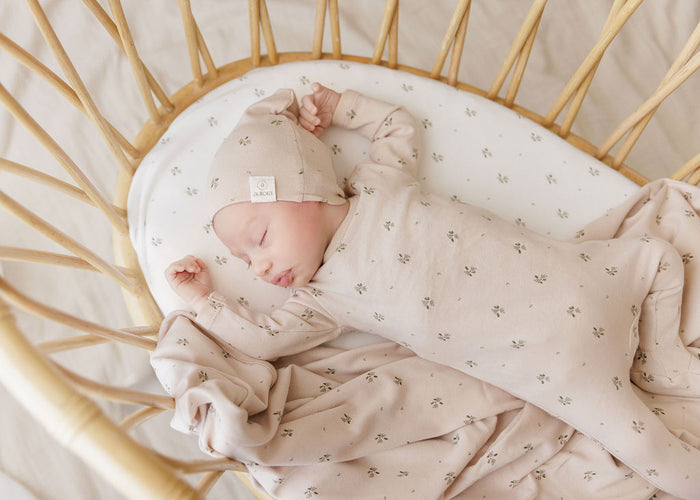 Breathable Floral Muslin Cotton Swaddle Blanket