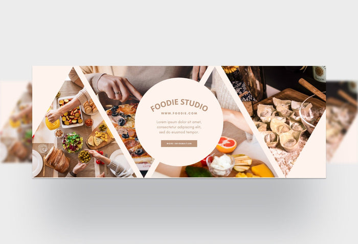 Ladystrategist Foodie Studio Facebook Cover for Photographers Editable Canva Template instagram canva templates social media templates etsy free canva templates