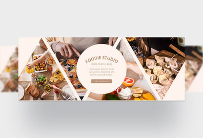 Ladystrategist Foodie Studio Facebook Cover for Photographers Editable Canva Template instagram canva templates social media templates etsy free canva templates