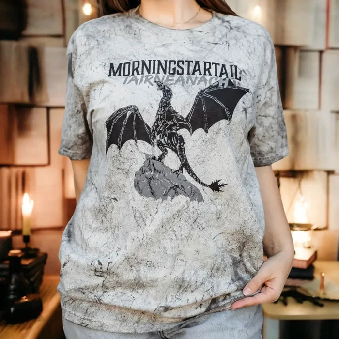 Fourth Wing Inspired: Morningstartail Heavy Weight Tee Shirt