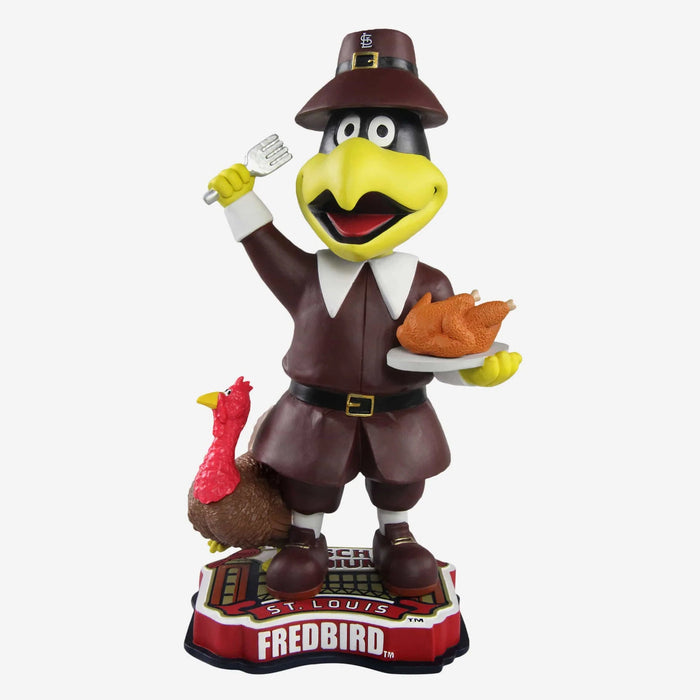 Fredbird St. Louis Cardinals November Bobble of Month Thanksgiving Bobblehead