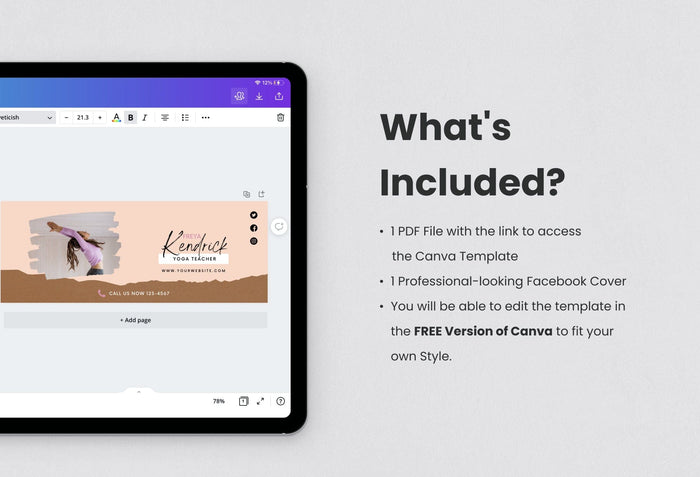 Ladystrategist Freya Facebook Cover Canva Template instagram canva templates social media templates etsy free canva templates