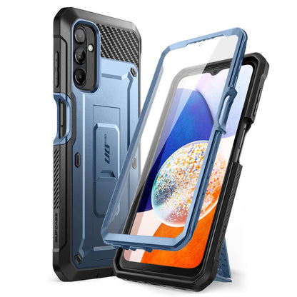 Galaxy A14 Unicorn Beetle Pro Rugged Holster Case-Metallic Blue
