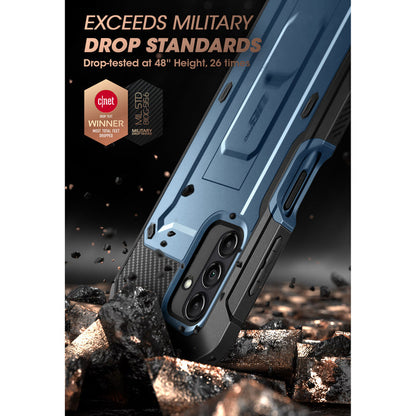 Galaxy A14 Unicorn Beetle Pro Rugged Holster Case-Metallic Blue
