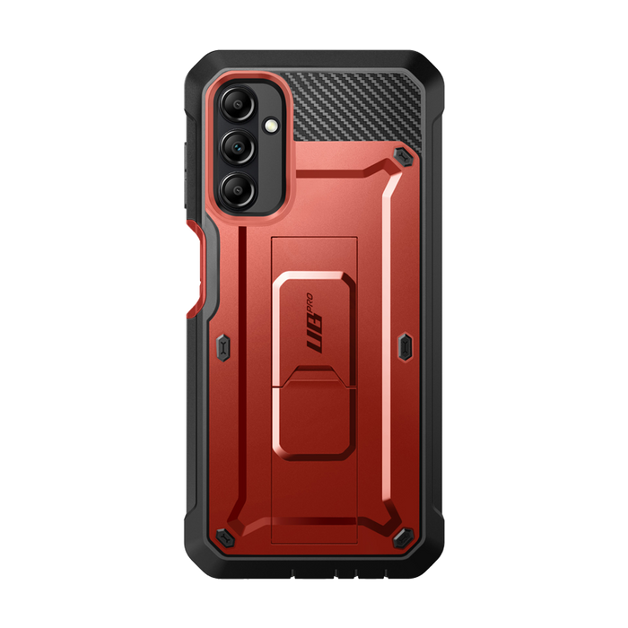 Galaxy A14 Unicorn Beetle Pro Rugged Holster Case-Metallic Red