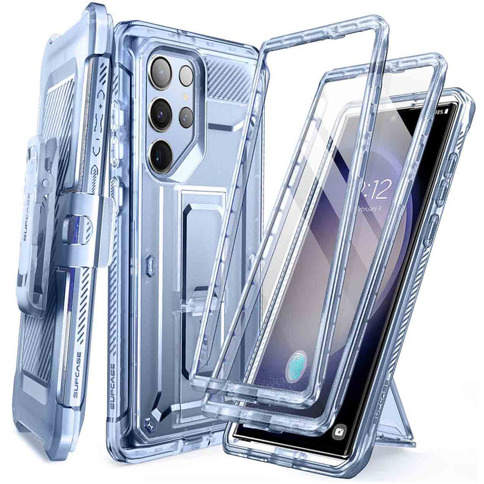 Galaxy S23 Ultra Unicorn Beetle PRO Screen Protector Case-Blue Fog