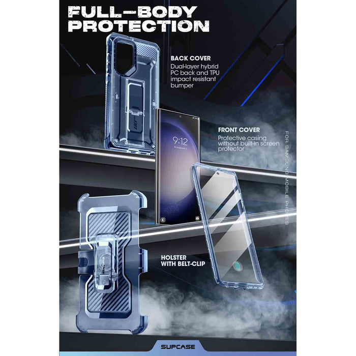 Galaxy S23 Ultra Unicorn Beetle PRO Screen Protector Case-Blue Fog