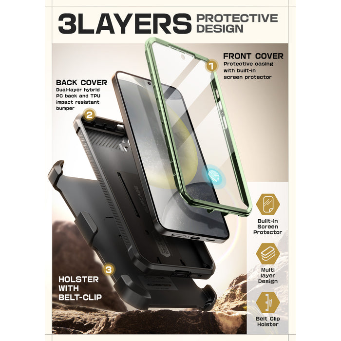 Galaxy S25 Plus Unicorn Beetle PRO Rugged Case(open box)-Dark Green