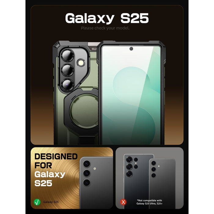 Galaxy S25 UB Grip MagSafe Phone Case-Dark Green