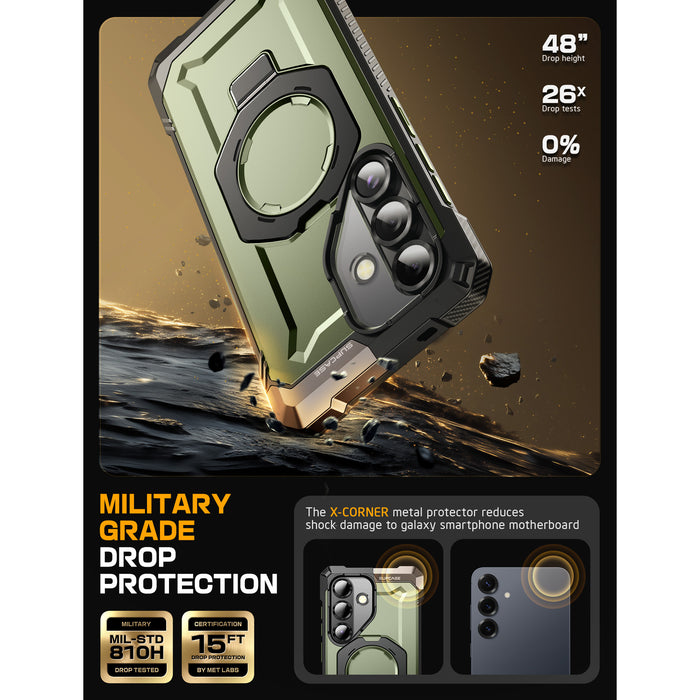 Galaxy S25 UB Grip MagSafe Phone Case-Dark Green