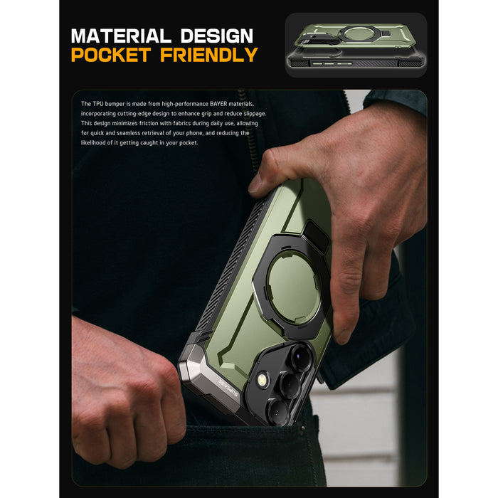 Galaxy S25 UB Grip MagSafe Phone Case-Dark Green