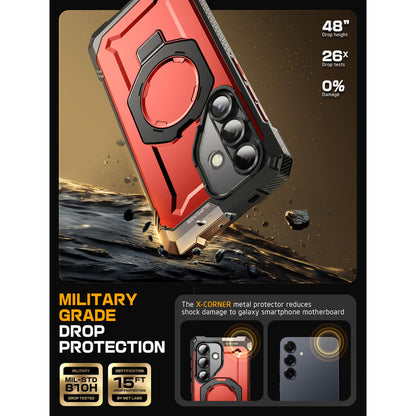 Galaxy S25 UB Grip MagSafe Phone Case-Metallic Red