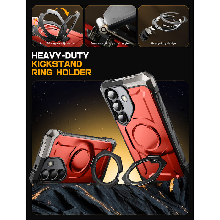 Galaxy S25 UB Grip MagSafe Phone Case-Metallic Red