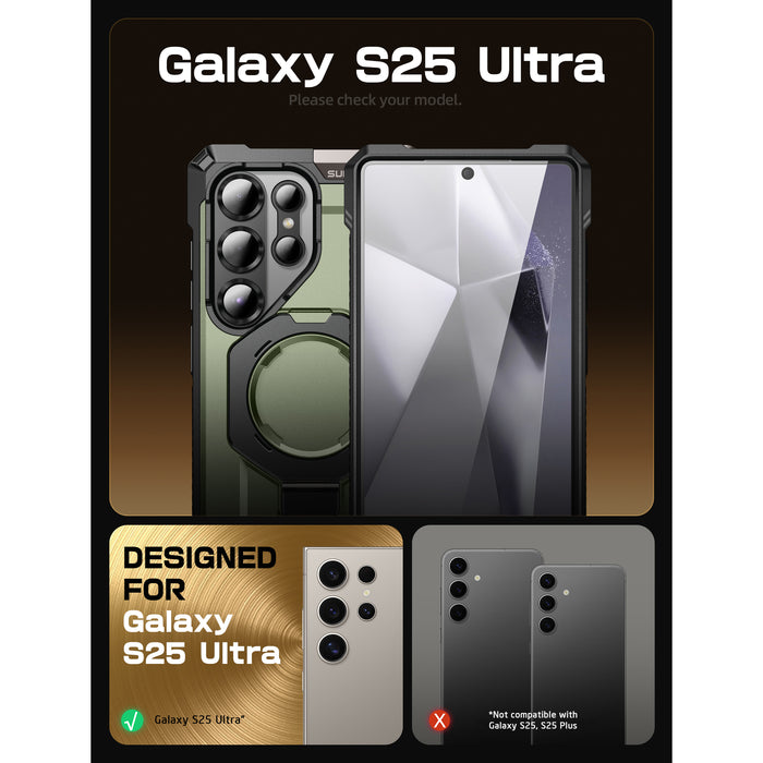 Galaxy S25 Ultra UB Grip MagSafe Phone Case-Dark Green