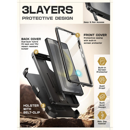 Galaxy S25 Ultra Unicorn Beetle PRO Rugged Case(open box)-Black