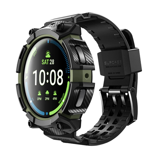 Galaxy Watch5 Pro 45mm Unicorn Beetle PRO Wristband Case-Black Green