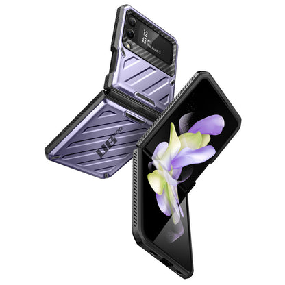 Galaxy Z Flip4 Unicorn Beetle PRO Rugged Case with Belt Clip-Metallic Purple
