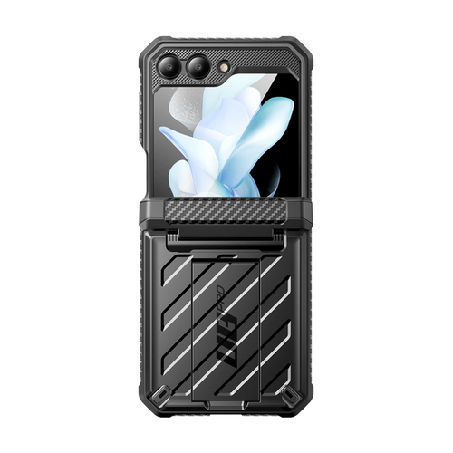 Galaxy Z Flip5 Unicorn Beetle PRO Rugged Case with Belt Clip-Black
