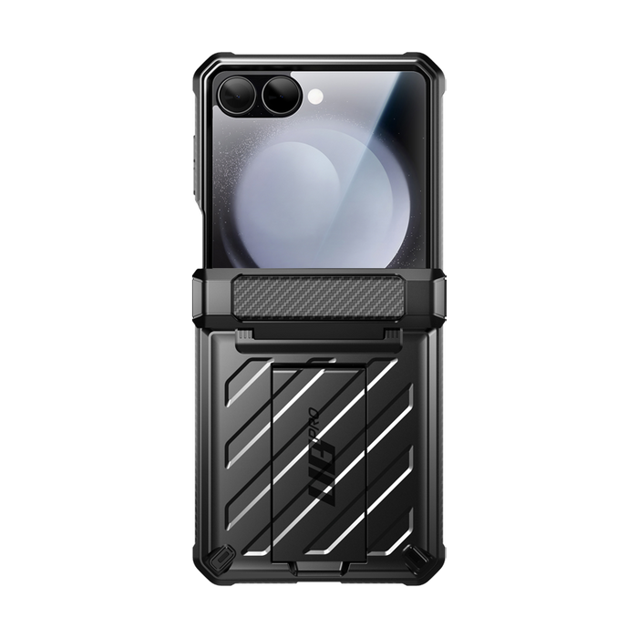 Galaxy Z Flip7 Unicorn Beetle PRO Rugged Case with Belt Clip-Black