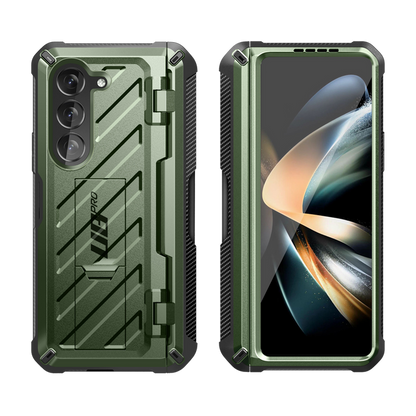 Galaxy Z Fold5 Unicorn Beetle PRO Rugged Case with S-Pen Holder-Dark Green
