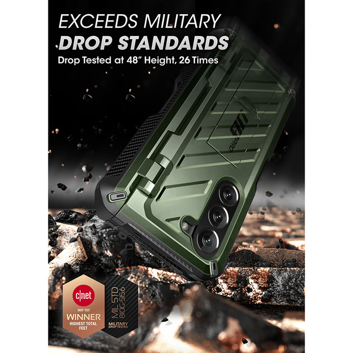 Galaxy Z Fold5 Unicorn Beetle PRO Rugged Case with S-Pen Holder-Dark Green