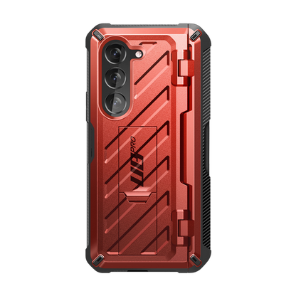 Galaxy Z Fold5 Unicorn Beetle PRO Rugged Case with S-Pen Holder-Metallic Red