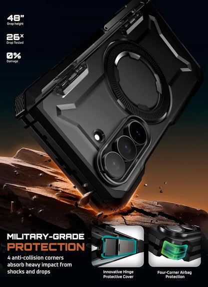 Galaxy Z Fold7 UB Grip MagSafe Case - Translucent Black