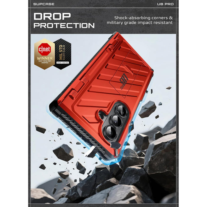 Galaxy Z Fold7 Unicorn Beetle PRO Rugged Case - Metallic Red