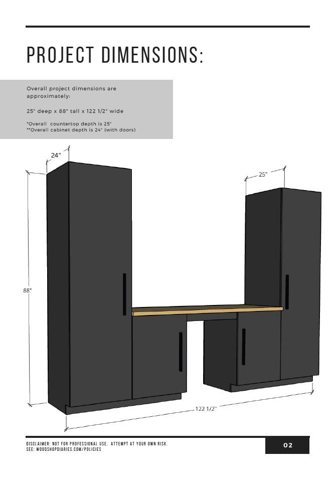 Garage Cabinet Plans