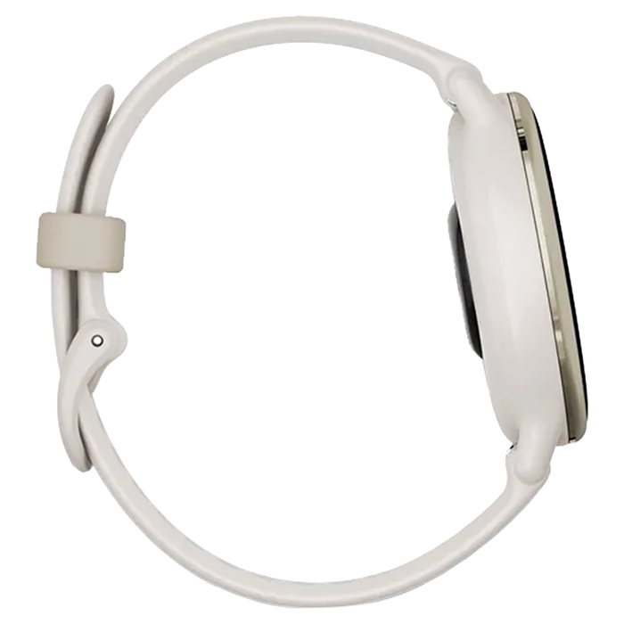Garmin Vivoactive 5 Aluminium Bezel Silicone Band - Cream Gold & Ivory | 49-GAR-010-02862-11 from Garmin - DID Electrical