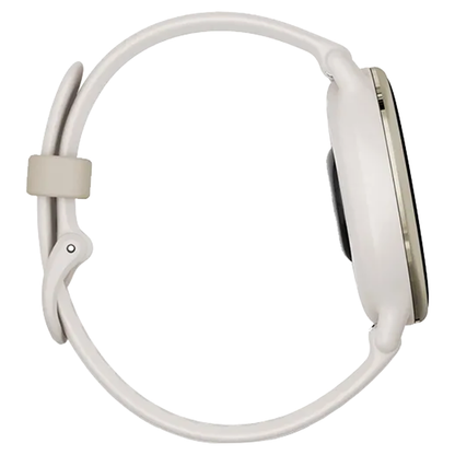 Garmin Vivoactive 5 Aluminium Bezel Silicone Band - Cream Gold & Ivory | 49-GAR-010-02862-11 from Garmin - DID Electrical