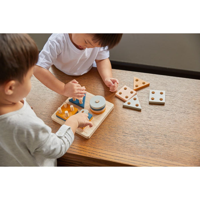 Geometric Sorting Board - Orchard - Babies in Bloom