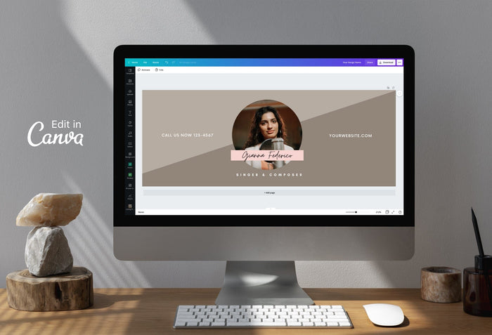 Ladystrategist Gianna Facebook Cover Canva Template instagram canva templates social media templates etsy free canva templates