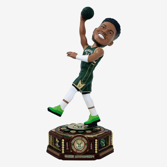 Giannis Antetokounmpo Milwaukee Bucks Patch Collection NBA Basketball Bobblehead