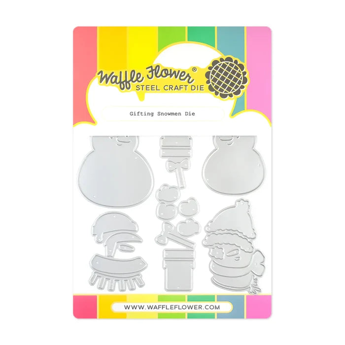 gifting snowmen die set by waffle flower