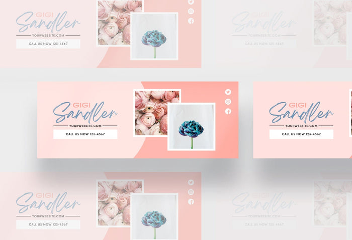Ladystrategist Gigi Facebook Cover Canva Template instagram canva templates social media templates etsy free canva templates