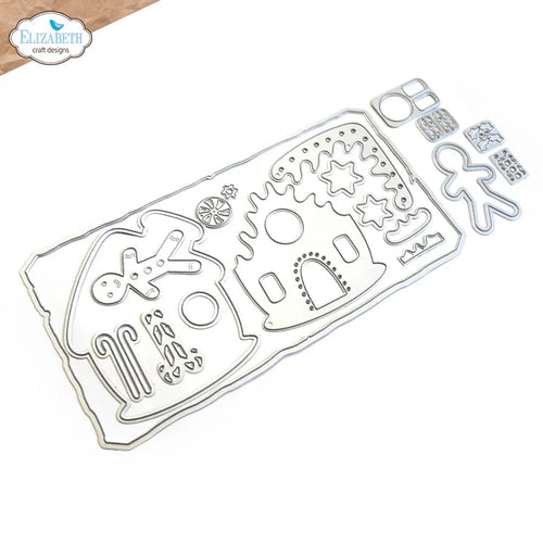 gingerbread house die set by Elizabeth Crafts Designs