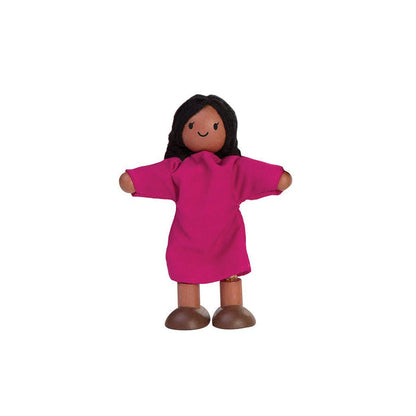 Girl Dollhouse Figure - Medium Skin Tone - Babies in Bloom