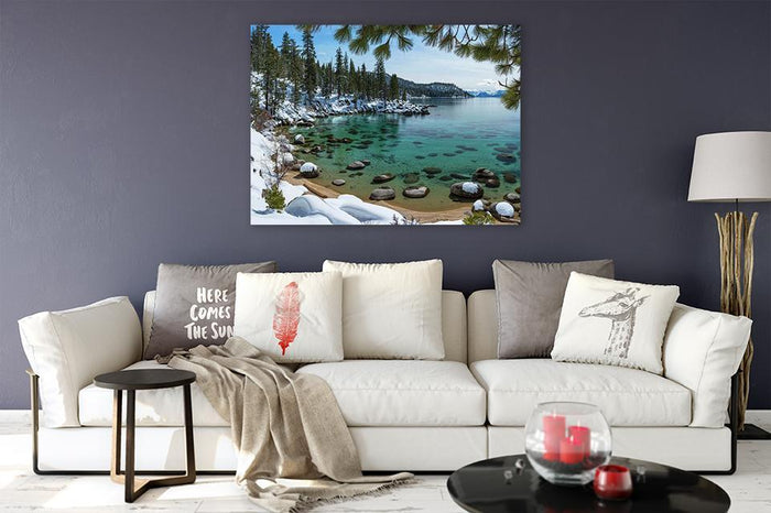 Glistening Cove By Brad Scott - Metal Print