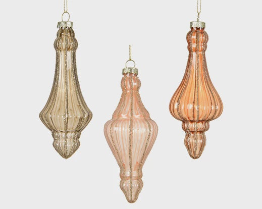 Glitter Glass Chandelier Hanging Decoration