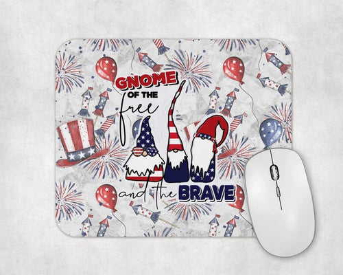 Gnome Of The Free | Mouse Pad