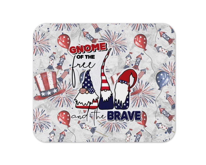 Gnome Of The Free | Mouse Pad