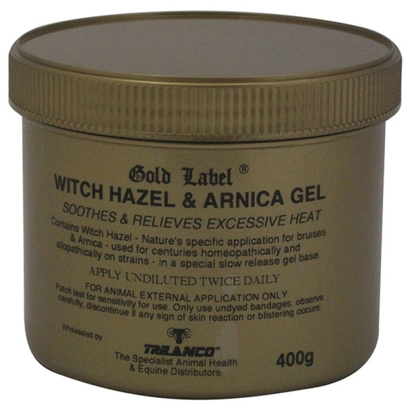 Gold Label Witch Hazel & Arnica Gel: 400gm