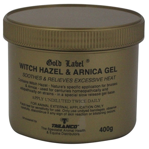 Gold Label Witch Hazel & Arnica Gel: 400gm
