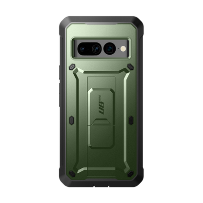 Google Pixel 7 Pro Unicorn Beetle PRO Rugged Holster Case-Metallic Green