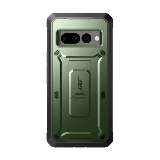 Google Pixel 7 Pro Unicorn Beetle PRO Rugged Holster Case-Metallic Green