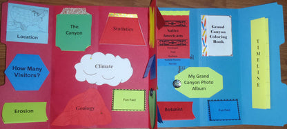 Grand Canyon Lapbook - PRINTED